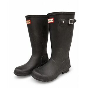 Hunter Original Kids Black Rain Boots US 2B/3G EU 33 UK 1 Waterproof Matte